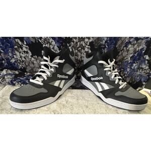 Reebok Royal BB4500 Hi 2 Black/Gray/White Hi Tops, Comfort Footbed Ortholite, 13